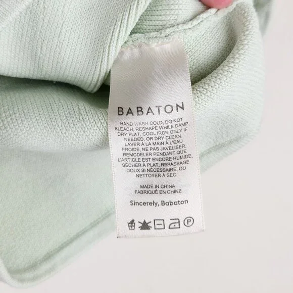 Aritzia Babaton Sculpt Knit Square Neck Bustier Crop Tank Top sz S - Picture 7 of 9